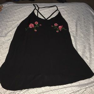 Tank top with flowers